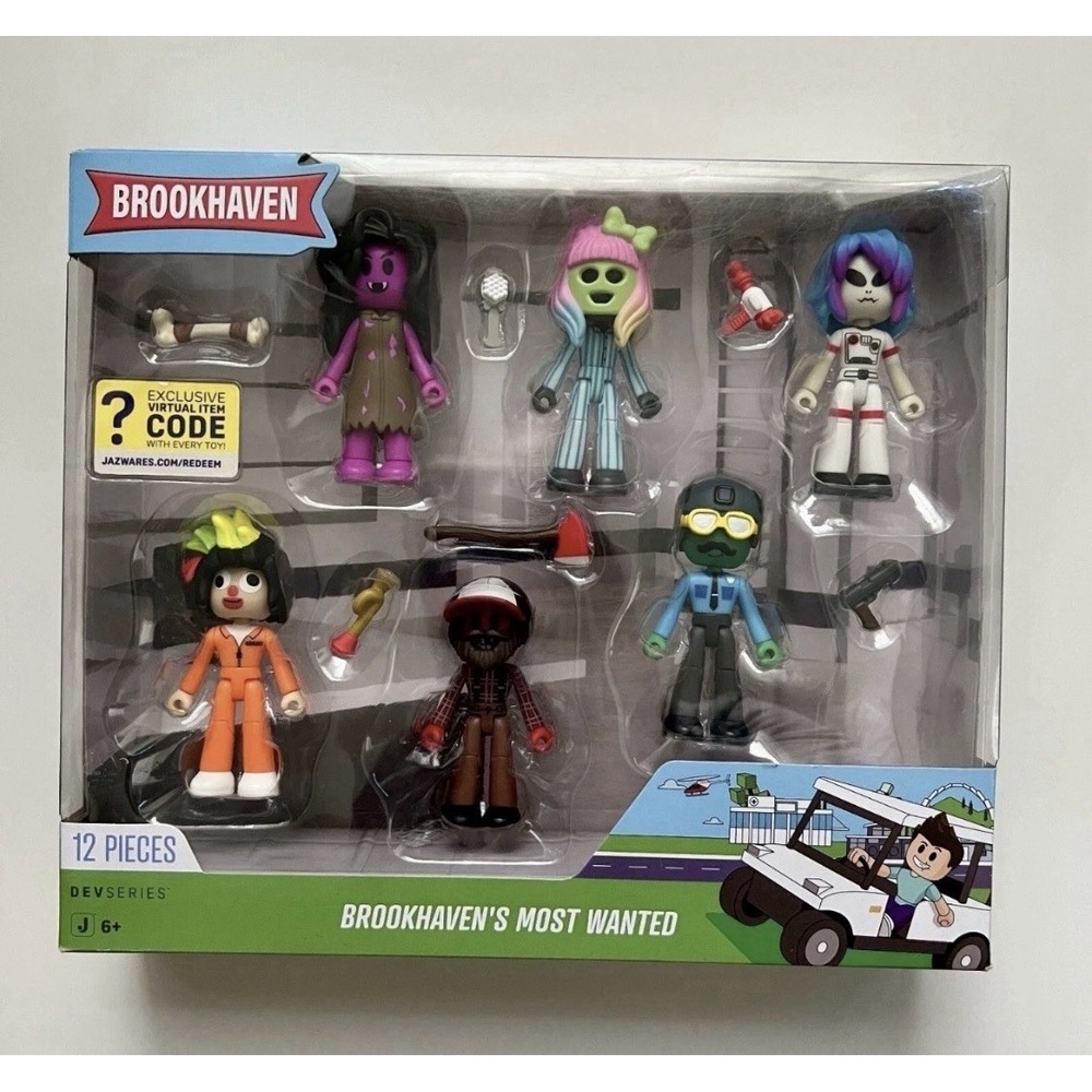 Roblox‎ DevSeries BROOKHAVEN'S MOST WANTED 6 Action Figures Jazwares